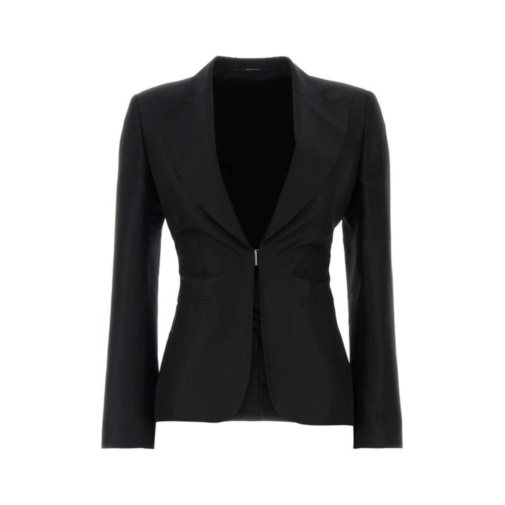 Gucci Women Black Faille Blazer